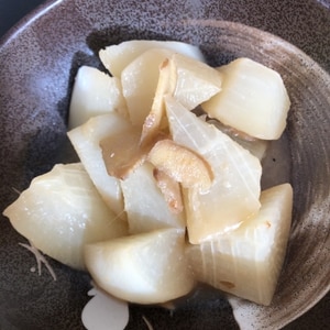 ラーメンスープで☆照り照り煮大根